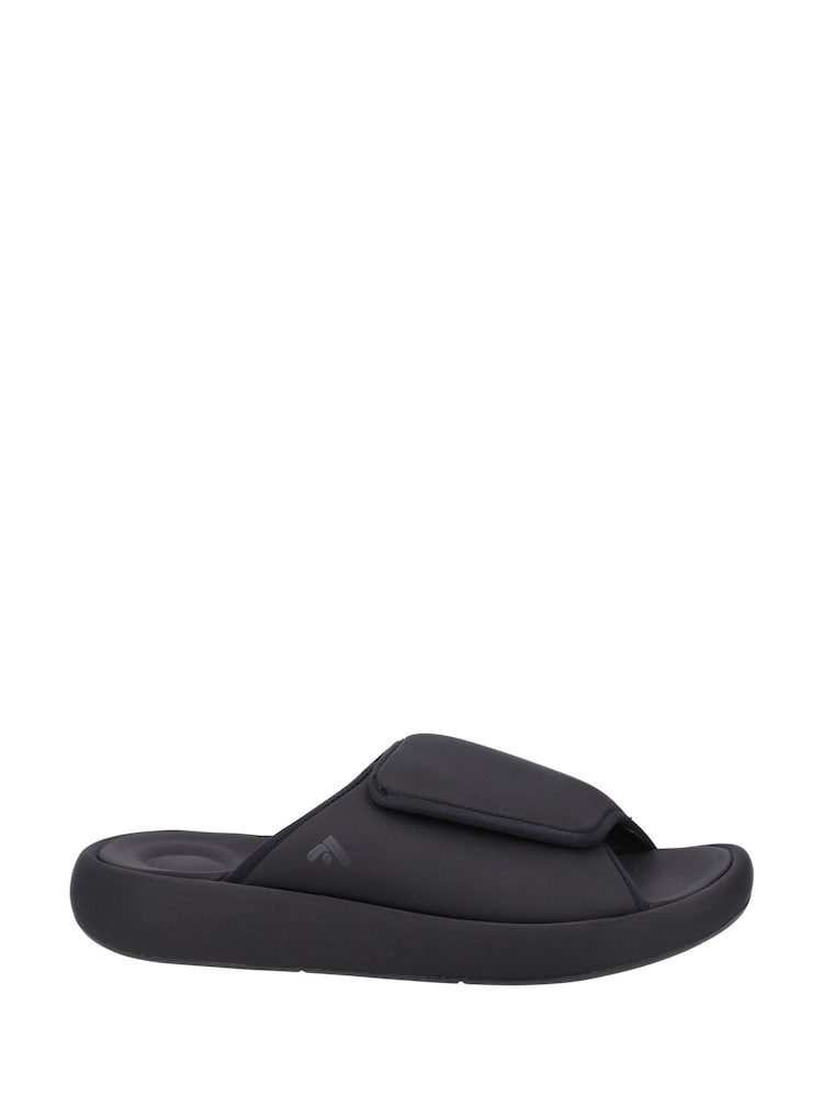 FitFlop IQushion City Black Slides - Image 1 of 4