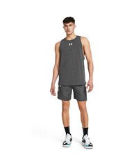 Under Armour Grey Under Amour Baseline Shorts - Image 1 of 5