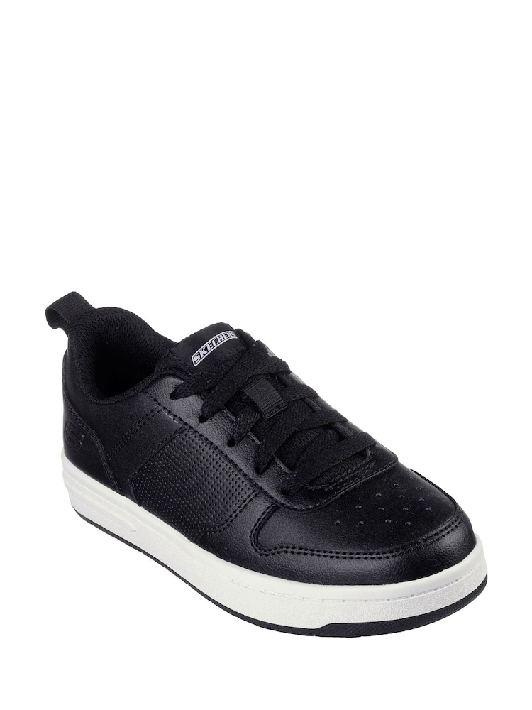 Skechers Black Smooth Street Genzo Trainers - Image 1 of 3