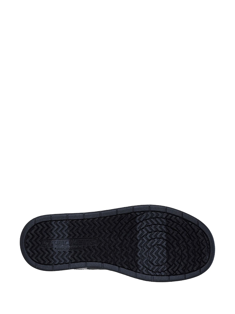 Skechers Black Smooth Street Genzo Trainers - Image 3 of 3