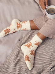 Gingerbread Christmas Ankle Socks 2 Pack - Image 1 of 5