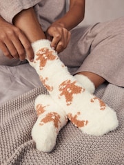 Gingerbread Christmas Ankle Socks 2 Pack - Image 2 of 5