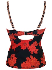 Pour Moi Animal Print St Lucia Padded Underwired Tankini - Image 4 of 4