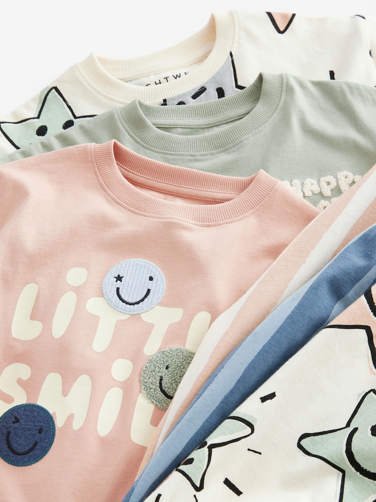 Salbeigrün/Pfirsichfarbene Happy Days - Übergroße Pyjamas im 3er-Pack (9 M.–10 J.) - Bild 11 von 11 Salbeigrün/Pfirsichfarbene Happy Days - Übergroße Pyjamas im 3er-Pack (9 M.–10 J.) - Bild 11 von 11