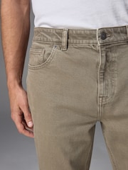 Mushroom Brown Straight Fit Vintage Stretch Authentic Jeans - Image 5 of 11