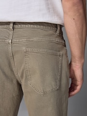 Mushroom Brown Straight Fit Vintage Stretch Authentic Jeans - Image 7 of 11