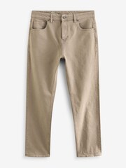 Mushroom Brown Straight Fit Vintage Stretch Authentic Jeans - Image 8 of 11