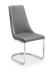 Julian Bowen Grey Como Cantilever Dining Chairs Set Of 2 - Image 6 of 8