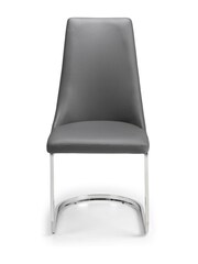 Julian Bowen Grey Como Cantilever Dining Chairs Set Of 2 - Image 7 of 8