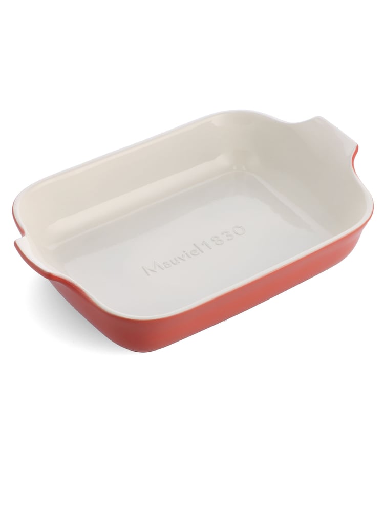 Mauviel 1830 Orange Large Stoneware Baker Oven Dish - Image 1 of 4 Mauviel 1830 Orange Large Stoneware Baker Oven Dish - Image 1 of 4