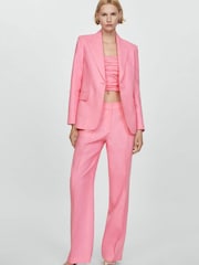 Mango Pink Blazer Suit - Image 2 of 7