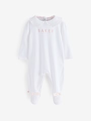 Baker by Ted Baker 100% Cotton Sleepsuits  3 Pack - Image 4 of 9