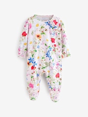 Baker by Ted Baker 100% Cotton Sleepsuits  3 Pack - Image 5 of 9