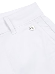 U.S. Polo Assn. White Classic Womens Chino Shorts - Image 7 of 7