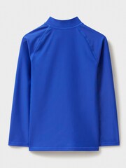 Crew Clothing Blue Half Zip Rash Vest - Image 2 of 4
