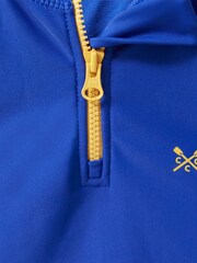 Crew Clothing Blue Half Zip Rash Vest - Image 3 of 4