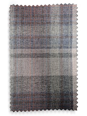 Alpine Check Grey Sherlock Highback Armchair - Image 10 of 10