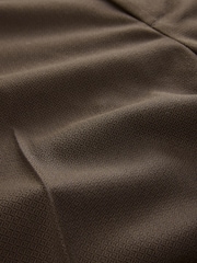 Brown Slim Fit Tape Detail Tuxedo Trousers - Image 6 of 8