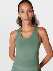 Cool Forest зеленый - Sweaty Betty Athlete Crop Seamless Workout Vest - Изображение 1 из 3
