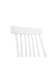 Julian Bowen Set of 2 White Alassio Spindle Back Dining Chairs - Image 4 of 5