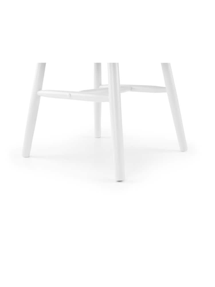 Julian Bowen Set of 2 White Alassio Spindle Back Dining Chairs - Image 5 of 5