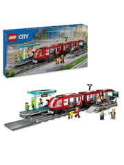 Lego City Downtown Tram and Station Toy Set 60423 - Imagen 1 de 8