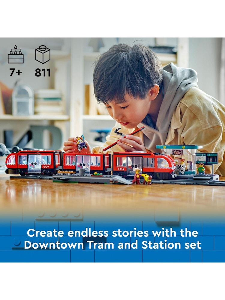 Lego City Downtown Tram and Station Toy Set 60423 - Imagen 8 de 8 Lego City Downtown Tram and Station Toy Set 60423 - Imagen 8 de 8
