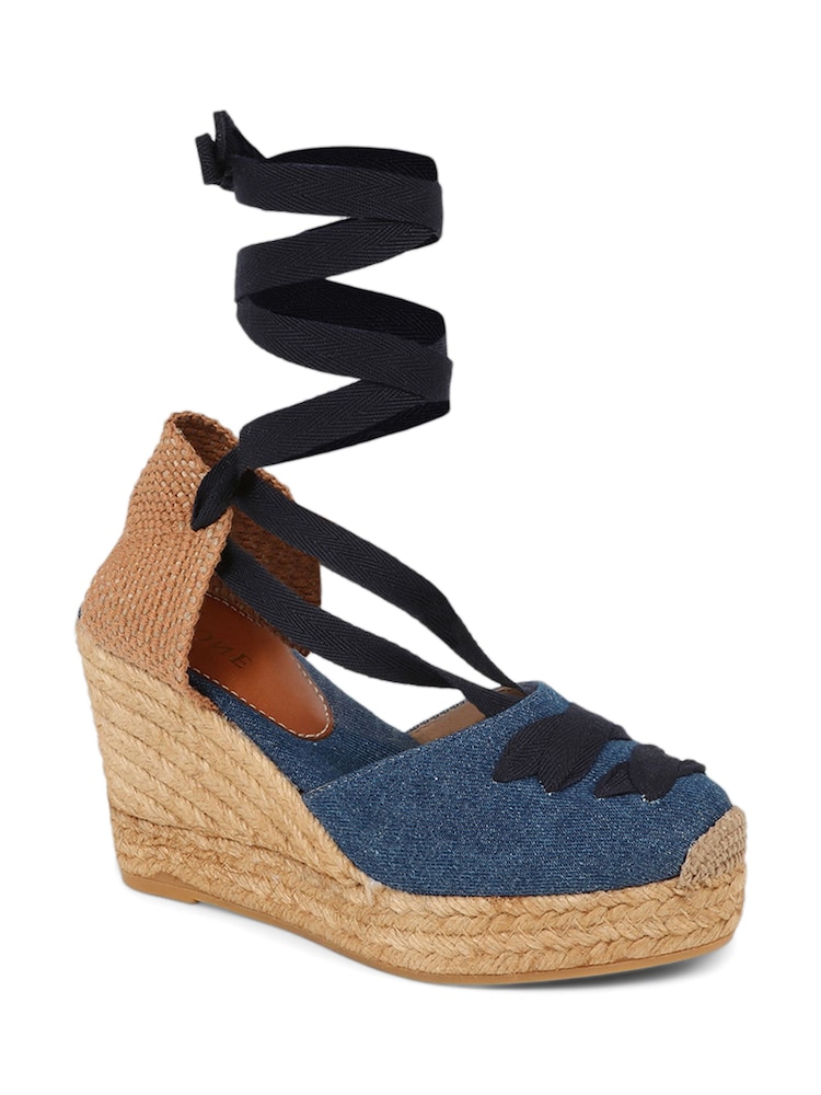 Jones Bootmaker Rosabelle Lace Detail Espadrilles - Image 2 of 5 Jones Bootmaker Rosabelle Lace Detail Espadrilles - Image 2 of 5