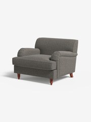 MADE.COM Basket Weave Dark Natural Orson Loveseat - Image 1 of 3