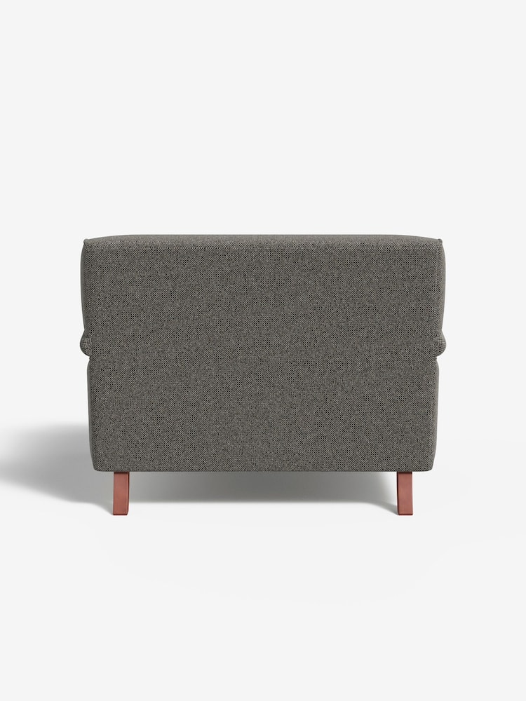 MADE.COM Basket Weave Dark Natural Orson Loveseat - Image 2 of 3
