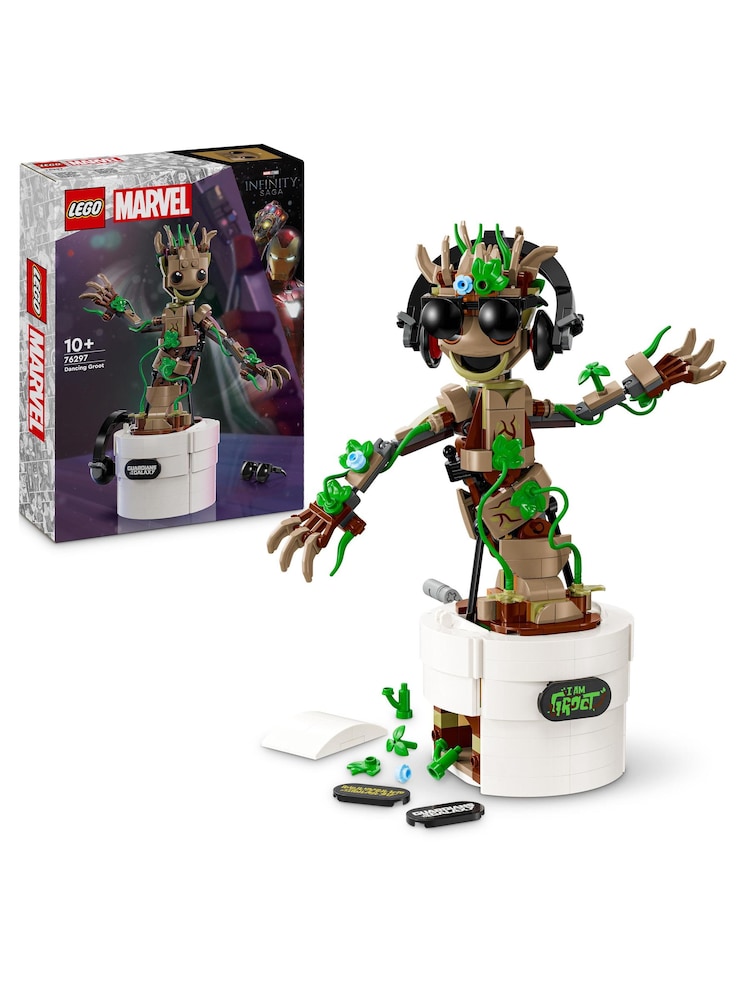 Lego Marvel Dancing Groot Buildable Toy Set - Image 1 of 8