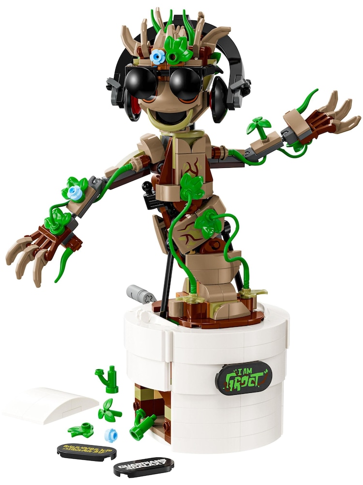Lego Marvel Dancing Groot Buildable Toy Set - Image 2 of 8