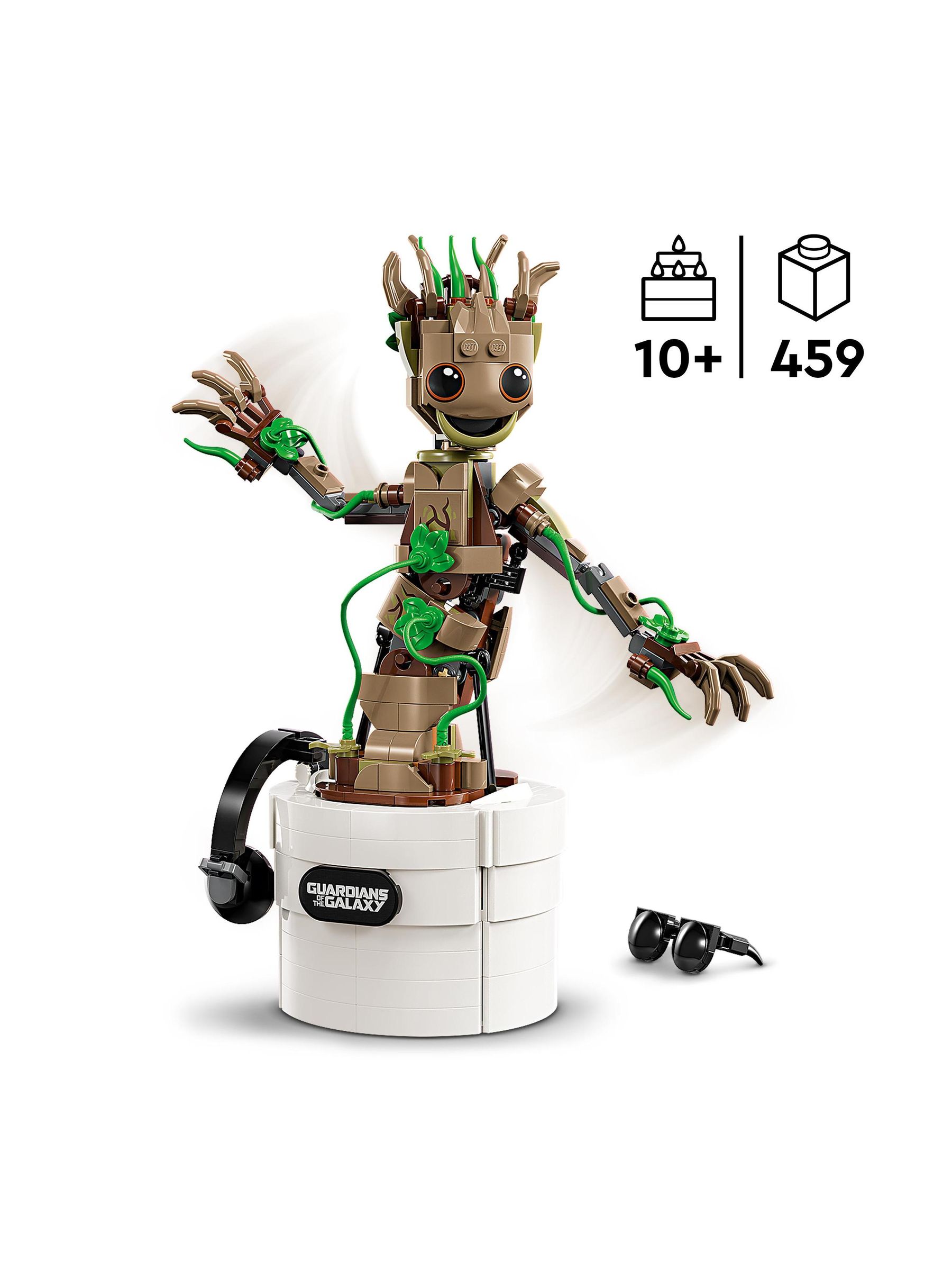 Kopen Lego Marvel Dancing Groot in elkaar zetbare speelgoedset van