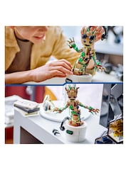 Lego Marvel Dancing Groot Buildable Toy Set - Image 7 of 8