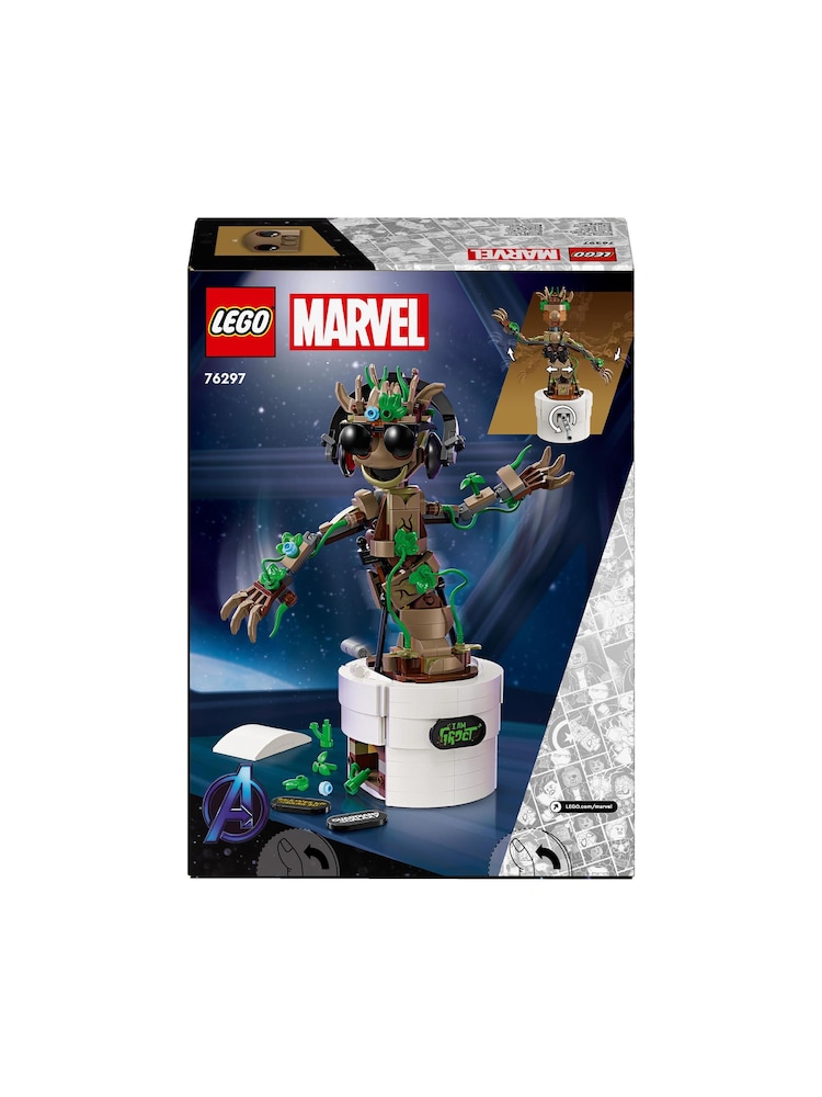 Lego Marvel Dancing Groot Buildable Toy Set - Image 8 of 8