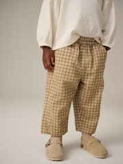 Neutral 100% Cotton Check Cord Trousers (3mths-7yrs) - Image 1 of 4