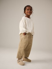 Neutral 100% Cotton Check Cord Trousers (3mths-7yrs) - Image 2 of 4