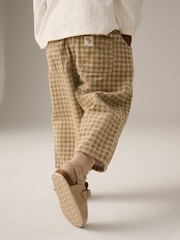 Neutral 100% Cotton Check Cord Trousers (3mths-7yrs) - Image 3 of 4
