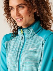 Regatta Blue Womens Yare IX Full Zip Fleece Jacket - Image 4 of 7