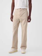 Neutro - Pantalones chinos elásticos de corte holgado con diseño de los 90 de Gap - Imagen 2 de 3