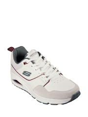 Skechers White Uno Retro One Trainers - Image 2 of 3
