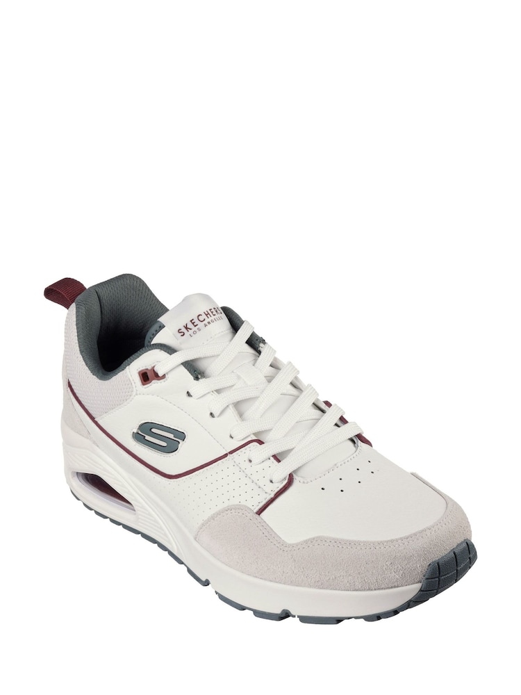 Skechers White Uno Retro One Trainers - Image 2 of 3