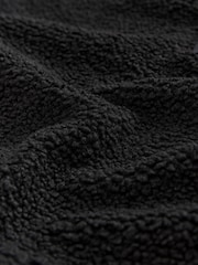 Musta - Teddy Teddykangas Cozy Longline Quarter vetoketjullinen fleece - Kuva 8 / 8
