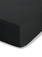 Catherine Lansfield Black Percale Fitted Sheet - Image 2 of 2