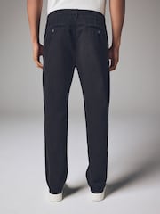 Black Slim Fit Premium Soft Touch Chino Trousers - Image 4 of 11