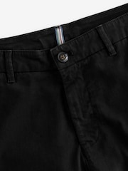 Black Slim Fit Premium Soft Touch Chino Trousers - Image 9 of 11