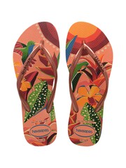 Havaianas Slim Tropical Nude Sandals - Image 1 of 7