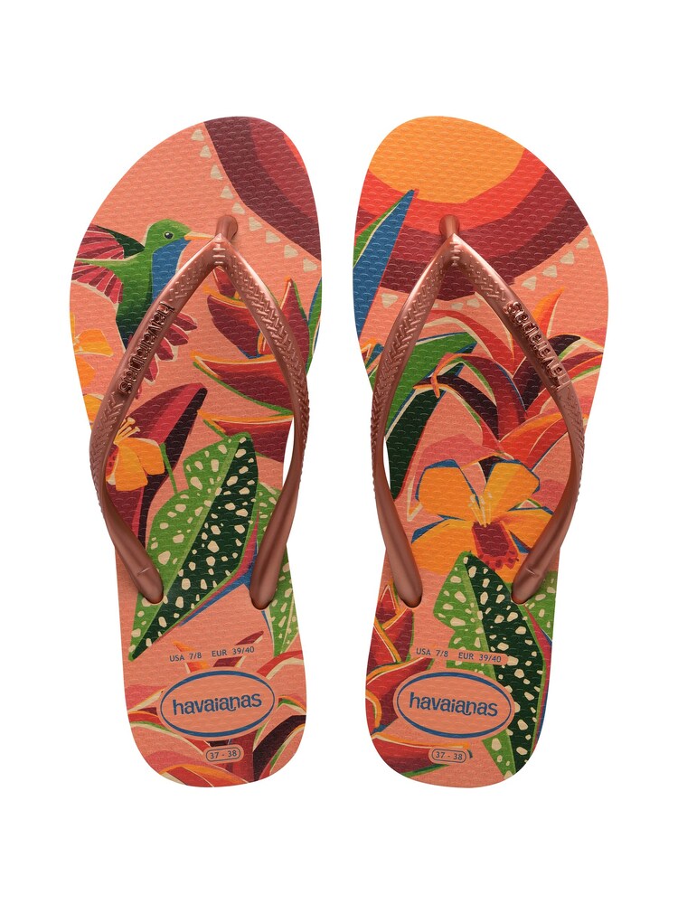 Havaianas Slim Tropical Nude Sandals - Image 1 of 7