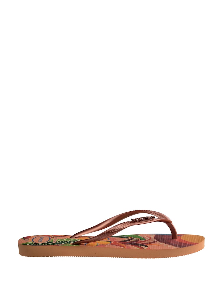 Havaianas Slim Tropical Nude Sandals - Image 2 of 7
