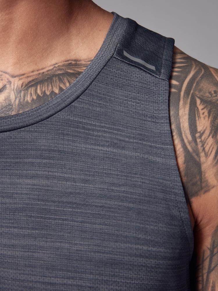 Antraciet - Actief gym training T-shirt - Image 11 of 16